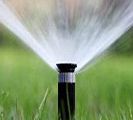 In-ground sprinkler system installation